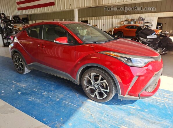 JTNKHMBX7L1065375 2020 TOYOTA C-HR Красный Передняя правая четверть