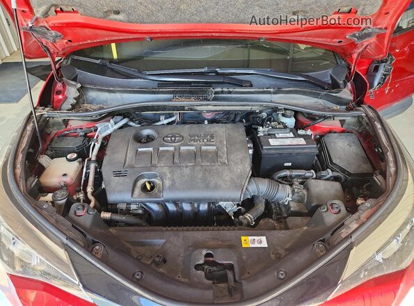 JTNKHMBX7L1065375 2020 TOYOTA C-HR Красный Вид задней части салона