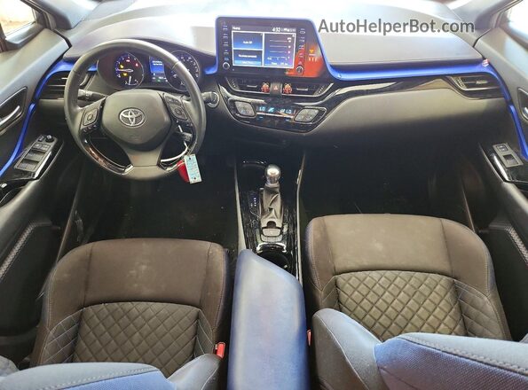 JTNKHMBX7L1065375 2020 TOYOTA C-HR Красный Вид панели приборов