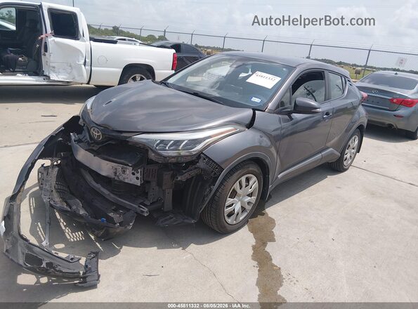 JTNKHMBX7L1090762 2020 TOYOTA C-HR Gray წინა მარცხენა ხედი სამი მეოთხედიდან