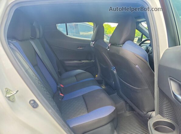 JTNKHMBX7M1097616 2021 TOYOTA C-HR White უკანა სავარძლების ხედი