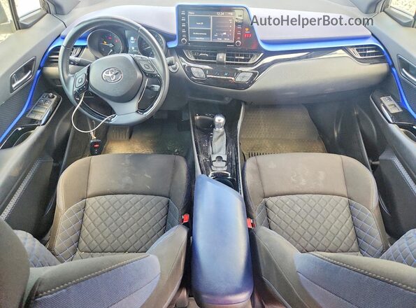 JTNKHMBX7M1097616 2021 TOYOTA C-HR White წინა პანელის ხედი