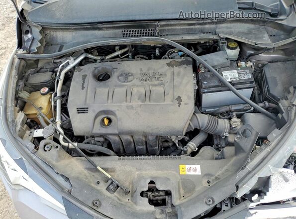 JTNKHMBX8K1020072 2019 TOYOTA C-HR Серый Вид задней части салона