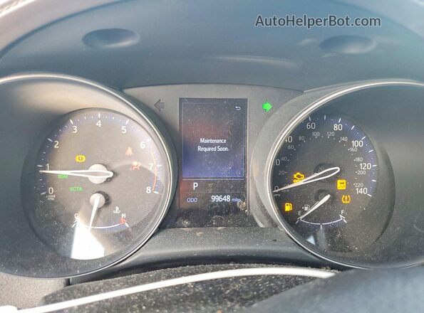 JTNKHMBX8K1020072 2019 TOYOTA C-HR Серый Вид щитка приборов