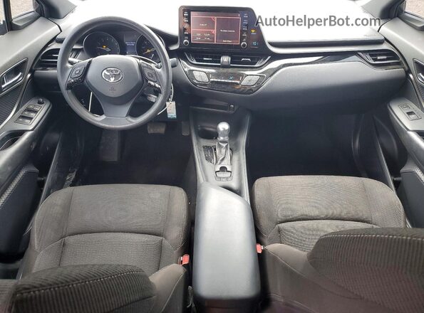 JTNKHMBX8K1022467 2019 TOYOTA C-HR Gray Dashboard view