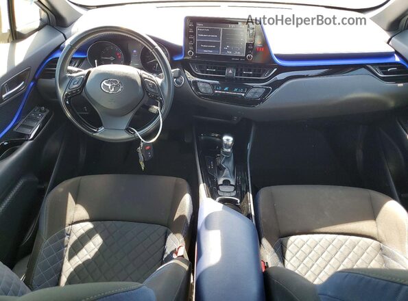 JTNKHMBX8L1083299 2020 TOYOTA C-HR Silver Առջևի վահանակի տեսք