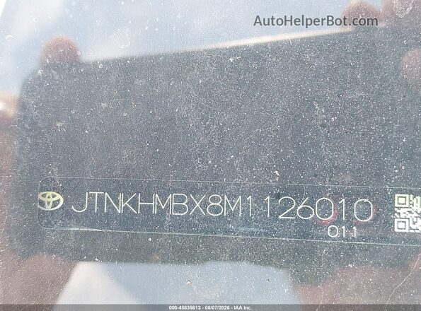 JTNKHMBX8M1126010 2021 TOYOTA C-HR Белый Вид подкапотного пространства