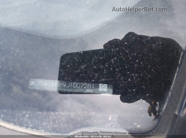 JTNKHMBX9J1007281 2018 TOYOTA C-HR Black ძრავის განყოფილების ხედი