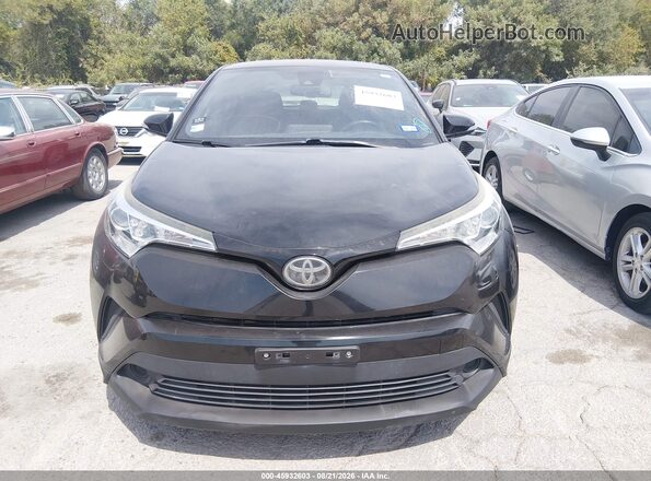 JTNKHMBX9J1007281 2018 TOYOTA C-HR Black წინა ხედი