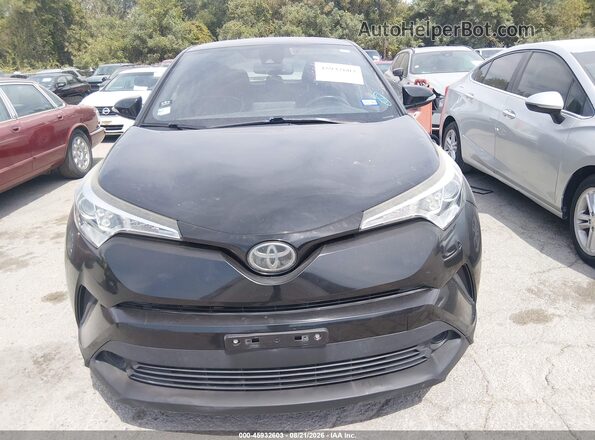 JTNKHMBX9J1007281 2018 TOYOTA C-HR Black ხელსაწყოთა პანელის ხედი