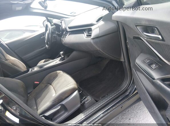 JTNKHMBX9J1007281 2018 TOYOTA C-HR Black წინა სალონის ხედი