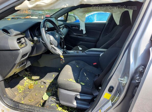 JTNKHMBX9K1047376 2019 TOYOTA C-HR Silver Widok wnętrza z przodu