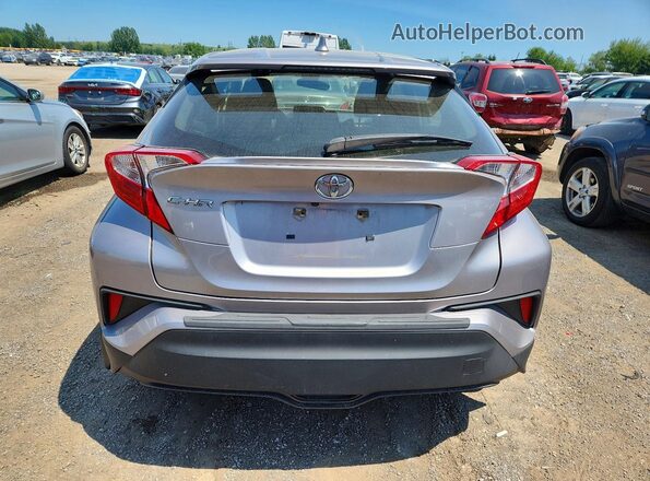 JTNKHMBX9K1054280 2019 TOYOTA C-HR Silver Вид ззаду