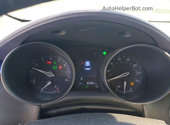 JTNKHMBX9L1093534 2020 TOYOTA C-HR Gray Vista del cuadro de instrumentos