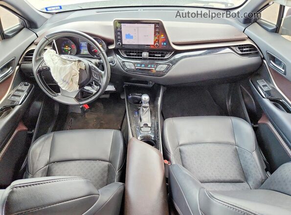 JTNKHMBXXK1019778 2019 TOYOTA C-HR Gray Widok deski rozdzielczej