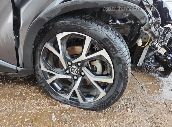 JTNKHMBXXK1019778 2019 TOYOTA C-HR Gray 