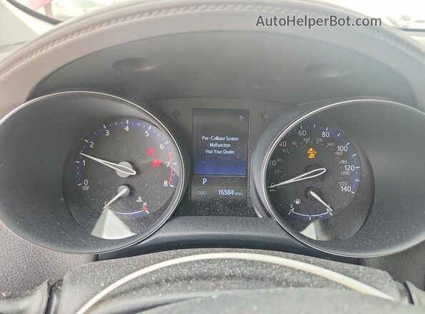 JTNKHMBXXL1069274 2020 TOYOTA C-HR Красный Вид щитка приборов