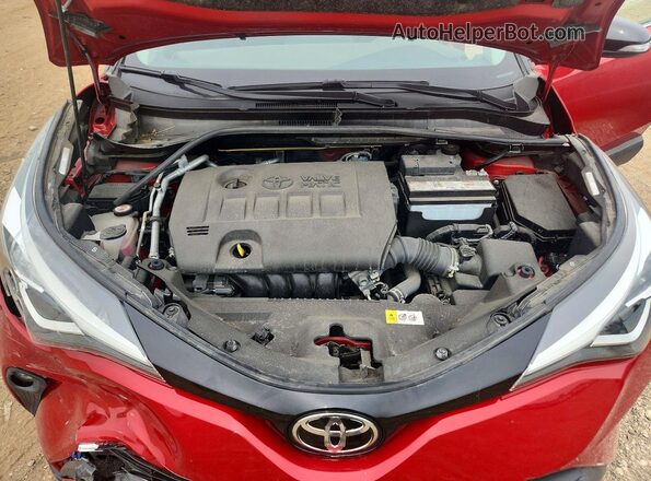 JTNKHMBXXL1069274 2020 TOYOTA C-HR Красный Вид задней части салона