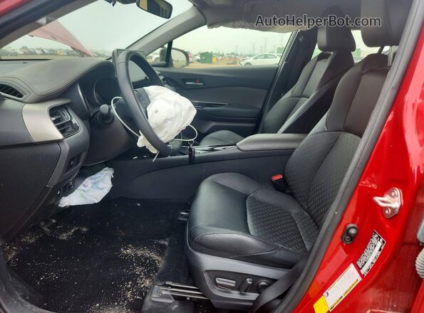 JTNKHMBXXL1069274 2020 TOYOTA C-HR Красный Вид салона спереди