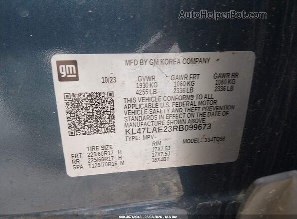 KL47LAE23RB099673 2024 BUICK OTHER Blue Շարժիչի բաժամունքի տեսք