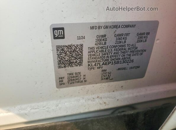 KL47LAEP1SB130226 2025 BUICK OTHER Белый Вид подкапотного пространства