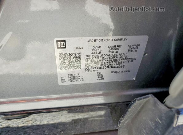 KL47LBE20RB064966 2024 BUICK OTHER Silver Widok wnętrza 360 stopni