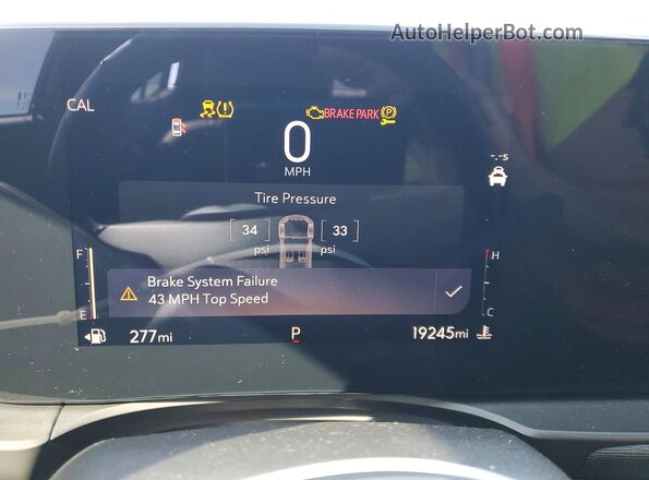 KL47LBEP3SB064588 2025 BUICK OTHER Blue ხელსაწყოთა პანელის ხედი