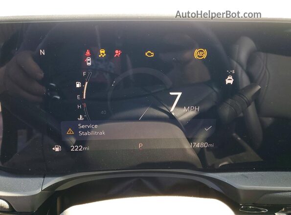 KL47LBEP8SB046992 2025 BUICK OTHER Black ხელსაწყოთა პანელის ხედი