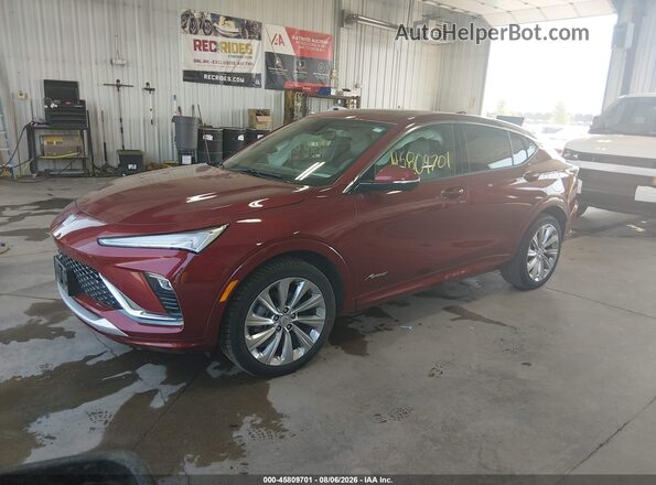KL47LCE25RB019401 2024 BUICK OTHER Red Առջևի ձախ երեք քառորդ տեսարան
