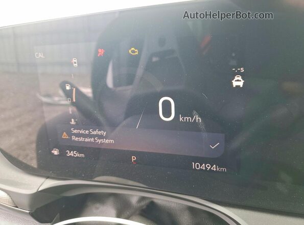 KL47LCE25SB222472 2025 BUICK OTHER White Widok zestawu wskaźników