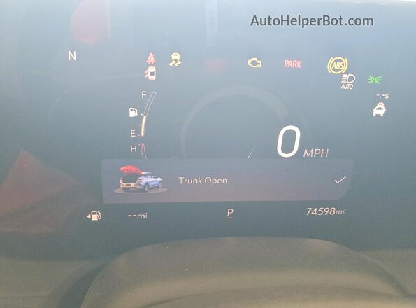 KL4AMBS28RB144930 2024 BUICK ENCORE Blue Вид щитка приладів