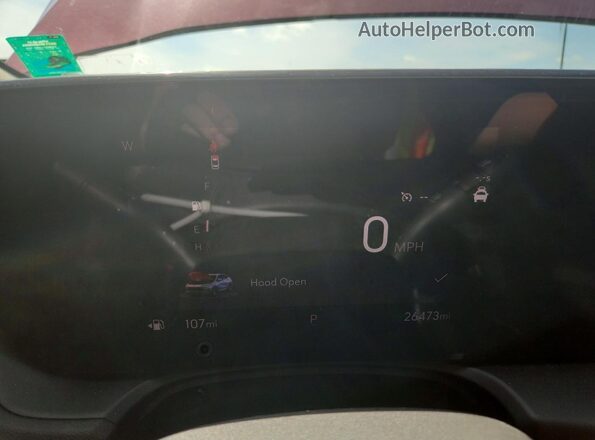 KL4AMBSP2SB076416 2025 BUICK ENCORE Red Instrument cluster view