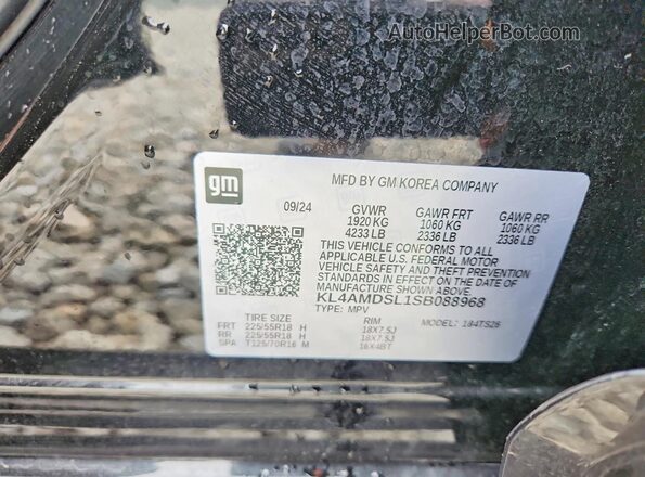 KL4AMDSL1SB088968 2025 BUICK ENCORE Black Вид задніх сидінь