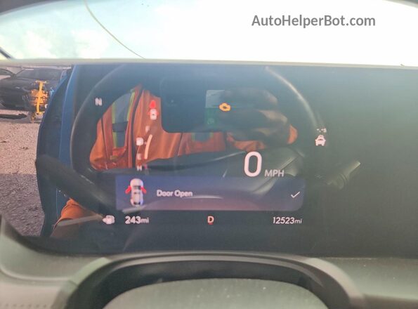 KL4AMDSL4SB052319 2025 BUICK ENCORE Blue Սարքավորումների վահանակի տեսք