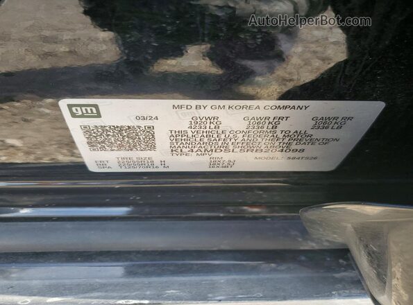 KL4AMDSL5RB204098 2024 BUICK ENCORE Black Շարժիչի բաժամունքի տեսք
