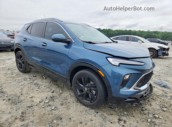 KL4AMDSLXRB131018 2024 BUICK ENCORE Синий Передняя правая четверть