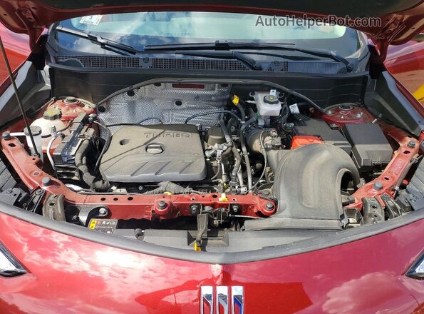 KL4AMESLXSB166721 2025 BUICK ENCORE Maroon ძრავის განყოფილების ხედი