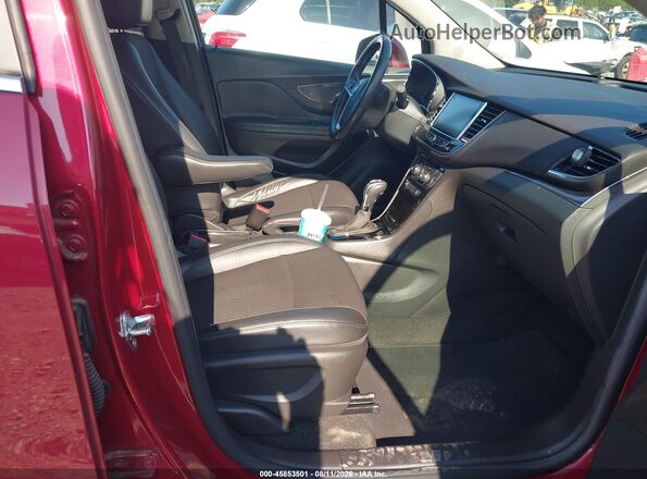 KL4CJ1SB0HB200305 2017 BUICK ENCORE Red წინა სალონის ხედი