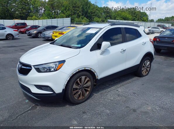 KL4CJ1SB0KB714842 2019 BUICK ENCORE Белый Передняя левая четверть