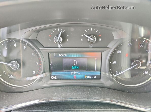 KL4CJ1SB5KB730907 2019 BUICK ENCORE Silver Instrument cluster view