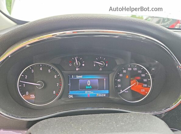 KL4CJ1SB5KB901591 2019 BUICK ENCORE White Instrument cluster view