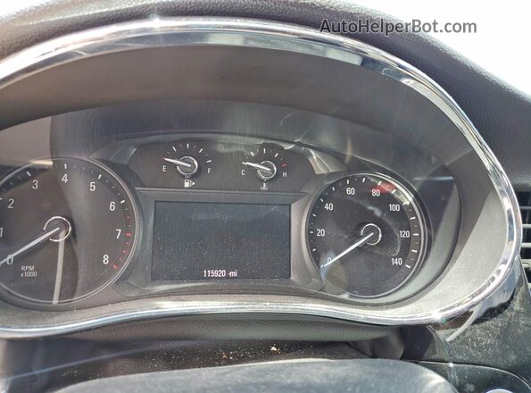 KL4CJ1SB6KB744508 2019 BUICK ENCORE Red Սարքավորումների վահանակի տեսք