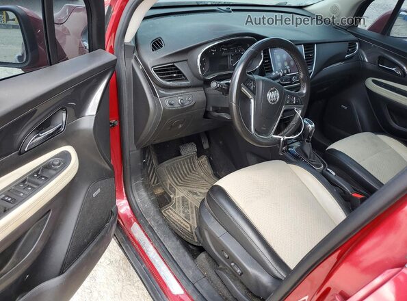KL4CJ1SB6KB744508 2019 BUICK ENCORE Red Առջևի վահանակի տեսք
