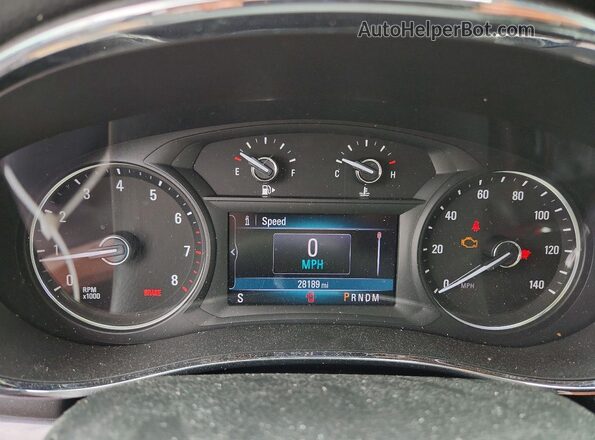 KL4CJ1SB6KB947561 2019 BUICK ENCORE White Instrument cluster view