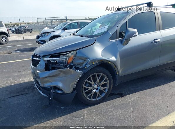 KL4CJ1SB7KB783222 2019 BUICK ENCORE Gray Front view
