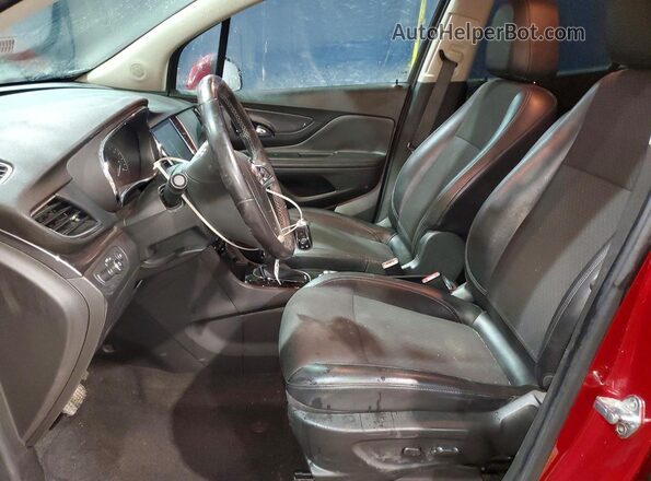 KL4CJ1SB7KB832354 2019 BUICK ENCORE Red წინა სალონის ხედი