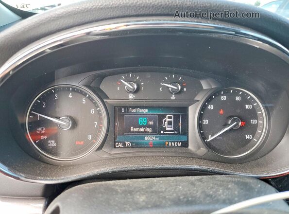 KL4CJ1SM6KB714667 2019 BUICK ENCORE Silver Widok zestawu wskaźników