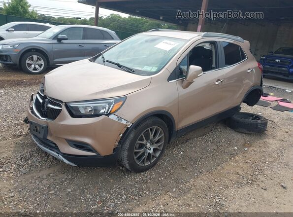 KL4CJ1SM8KB727999 2019 BUICK ENCORE Brown Առջևի ձախ երեք քառորդ տեսարան