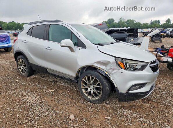 KL4CJ2SB2HB043818 2017 BUICK ENCORE Silver Front right