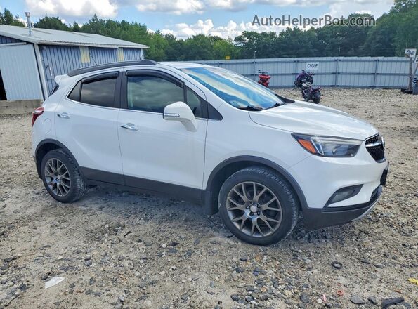 KL4CJ2SB3JB646072 2018 BUICK ENCORE White Delantero derecho